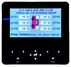 전기차 화재 예방 시스템 모니터링 화면